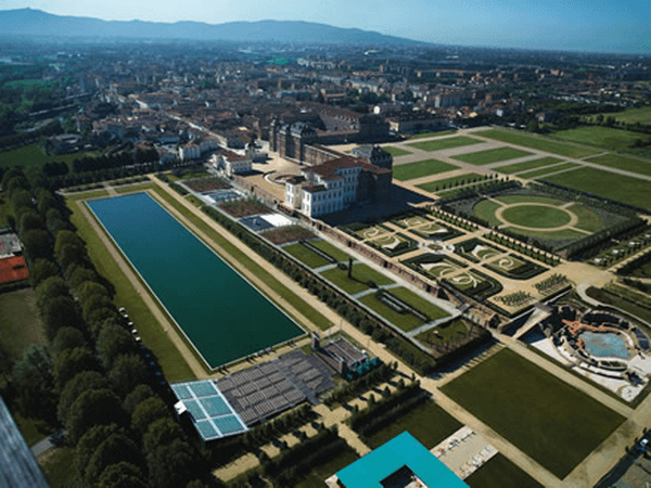 Reggia di Venaria vista dall'alto