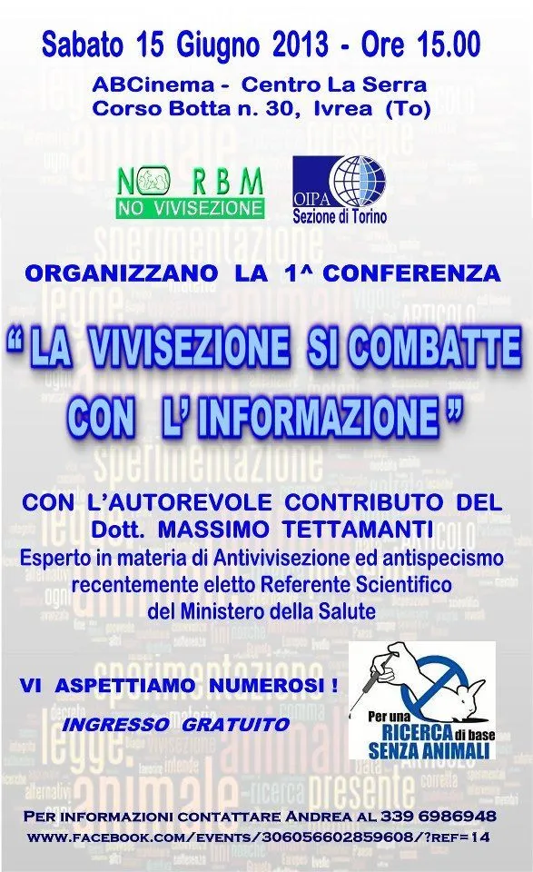 La vivisezione si combatte con l’informazione