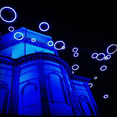 Luci d'Artista sul Monte dei Cappuccini, Fotografia di Jean-Philippe Mathieu