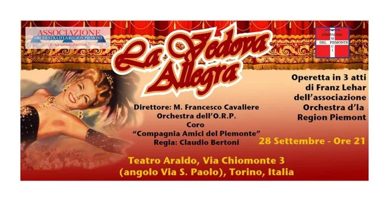 La vedova allegra al Teatro Araldo