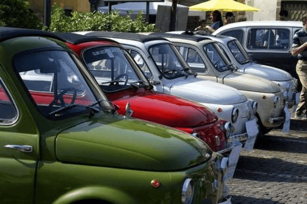 Raduno Fiat 500 - foto di repertorio del Comune di Agazzano