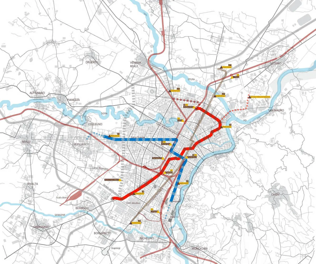 Torino: niente linea 2 della metropolitana, si prosegue con il passante ferroviario