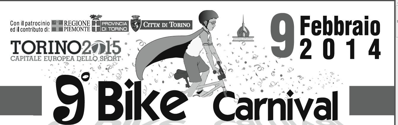 Carnevale a Torino, il Bike Carnival del 9 febbraio