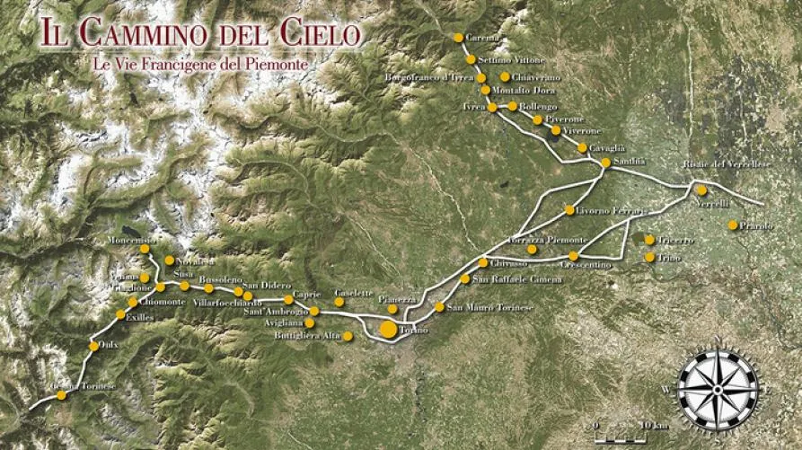 Le Vie Francigene del Piemonte in mostra al Palazzo della Regione