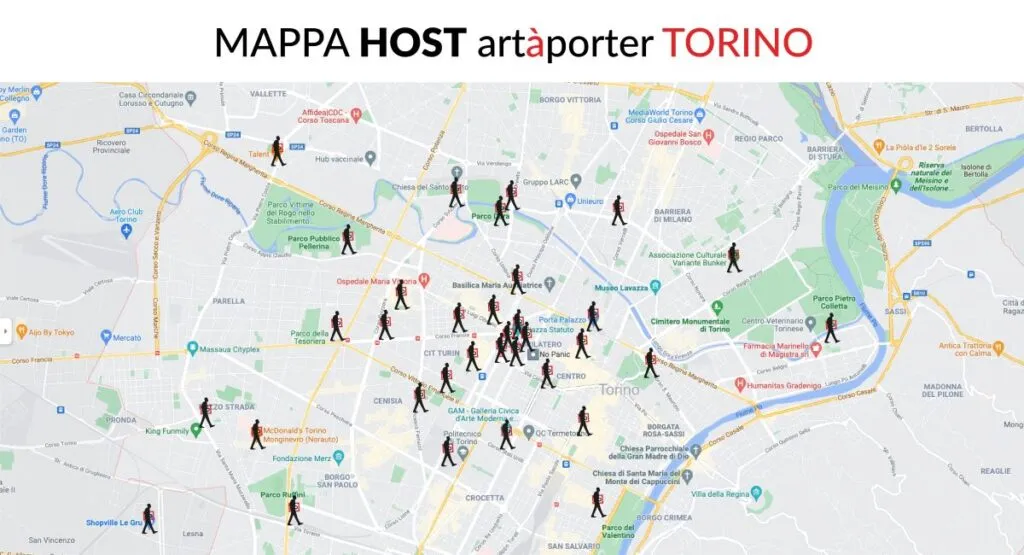 Nasce a Torino “ARTÀPORTER”: l’itinerario d’arte che invade la città