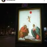 Gesù bambino abbandona il Natale: l’ultima provocazione del Banksy torinese