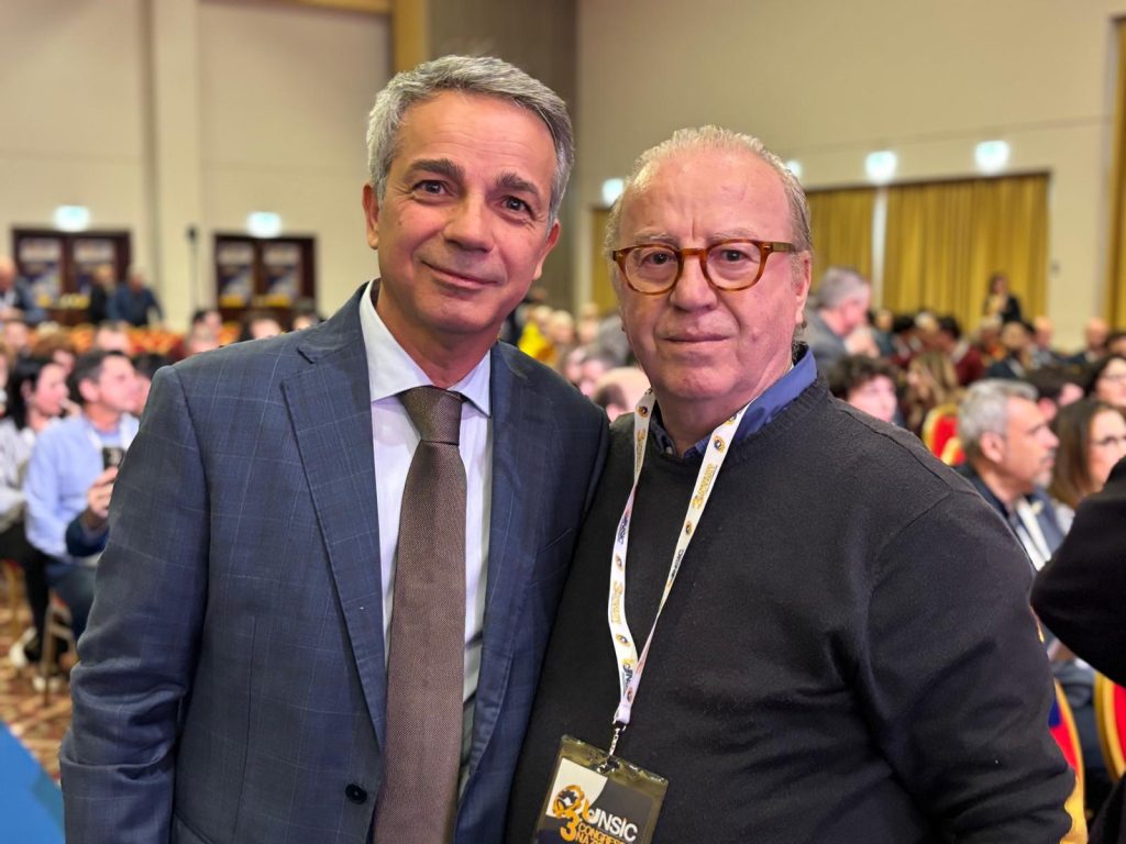 Salvatore Mamone, Presidente Nazionale ENASC e Giovanni Firera, Presidente Regionale UNSIC Piemonte 